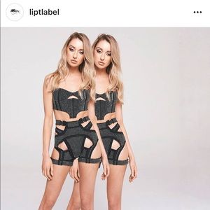 Lipt Label Morph Set in Black - size Medium